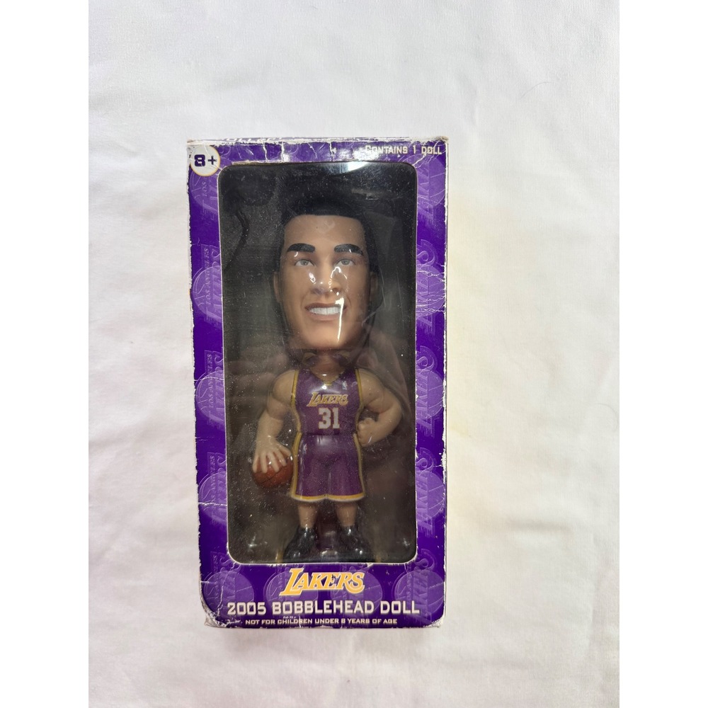 Lakers Chris Mihm Bobblehead Doll OS Purple Good 2005 NBA Collectible #31